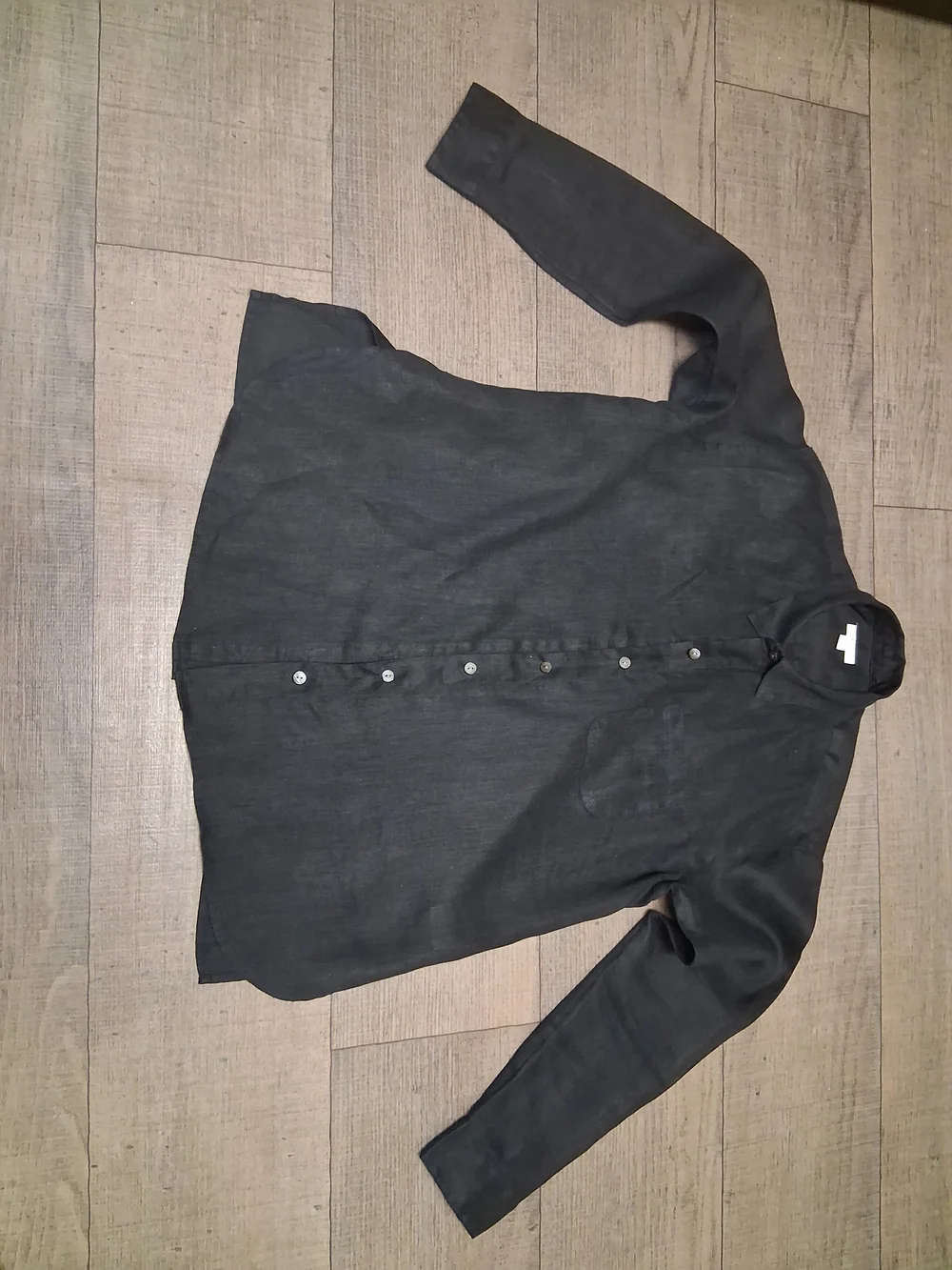 J. Jill Love Linen Button-Down Shirt Women Sz S 100% Line Excellent Condition - Picture 10 of 11